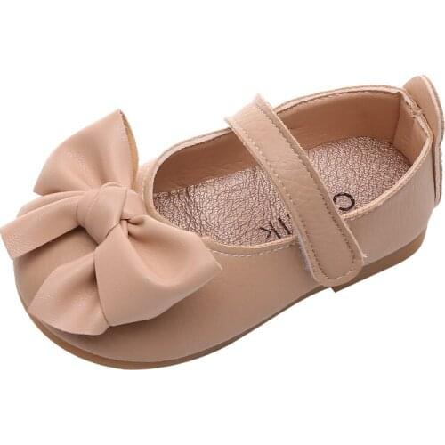 New Spring Female Baby Soft-soled Toddler Shoes Baby Toddler Single Shoes Girls Princess Shoes Girls Butterfly-knot Flats
