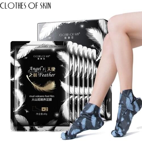 Moisturizing Foot Mask Volcanic Mud Remove Foot Exfoliating Foot Mask Whitening Anti-Aging Moisturizer Peeling Socks Skin Care
