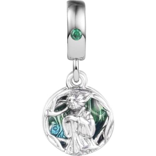 CKK Silver 925 Jewelry Yoda Dangle Charm Fits Original Bracelets Sterling Beads