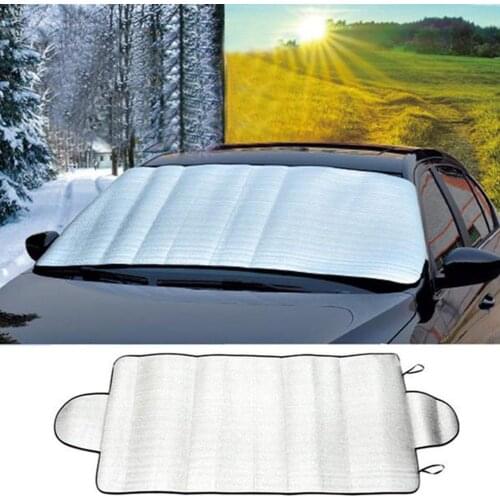 150cm x 70cm Car Windscreen Cover Car Window Screen Frost Sunlight Cover Ice Dust Protector F5H1