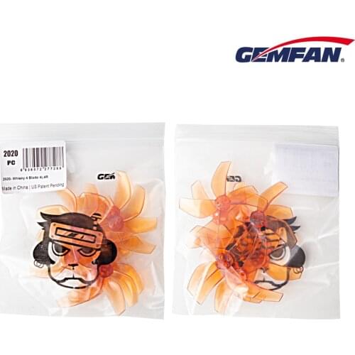 4Pairs GEMFAN D51 2020 2x2 2inch 50.3mm 4-Blade PC Propeller 1.5mm for RC FPV Racing Freestyle Tinywhoop BETA85X 2inch Drone