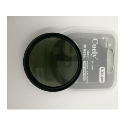 49 52 55 58 62 67 72 77 82mm Fader Neutral Density ND Filter Adjustable from ND2 to ND400 ND2-ND400 for canon for nikon DSLR