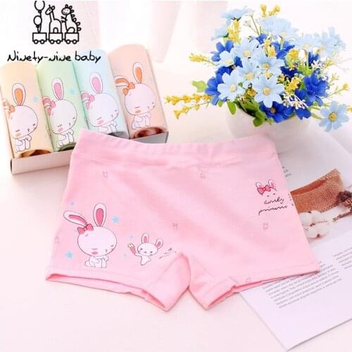 5Pcs/lot Kid Girls Underwear Cartoon Panty For Children Shorts Panties Childs Boxer Underpants Cotton Panties Girls Underwear