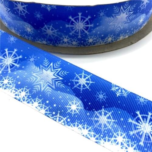 5Yards 1.5" 40MM Shiny Rainbow Gold Star Printed Grosgrain Ribbon For Hair Bows DIY Crafts Handmade Accessories #03