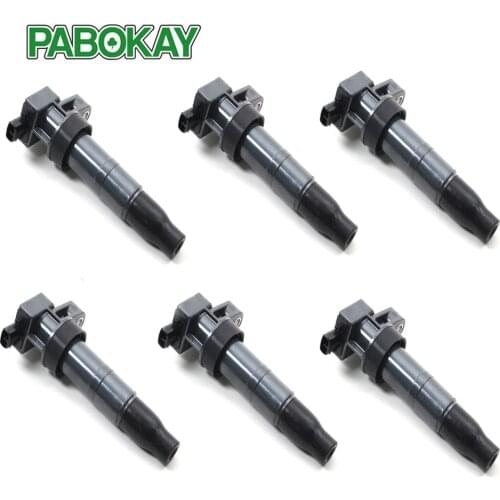 6 pieces x NEW 06-12 for HYUNDAI KIA IGNITION COIL CNC374 273013C000 273013C010 27301-3C010 0230083 1788292 UF546