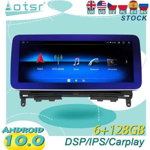 For Mercedes-Benz C200 C230 C280 2008-2010 Android10 Tesla Car Radio Wireless Carplay GPS Navigation DSP Multimedia Player