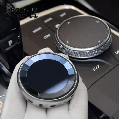 Car Styling crystal Multimedia Button switch Knob Auto Cover Sticker Trim for BMW 3 8 series G20 G28 X5 X6 X7 G05 G06 G07 G16 Z4