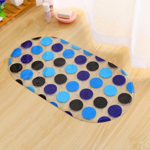Large Cartoon Printing Household Bathroom Non-slip Mat Durable PVC Material Children Elderly Pregnant Women Sucker Shower Pads