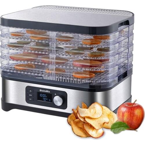 Household Food Dehydrator Fast Food Dryer Stainless Steel Drying Machine Electric Air Dryer Drying Fruit meat Fruit