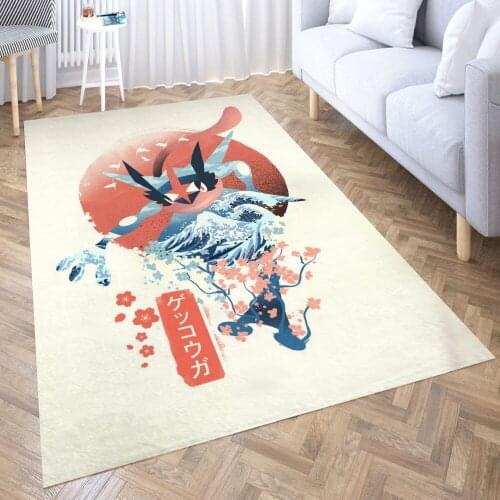 Pokiyo e Water Ninja Carpet Decora Home Bedroom Kitchen Anti-slip Mat Rug Doormat Aisle Floor Mat Bath Mats Doormat