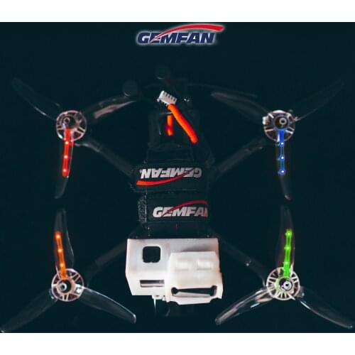 Gemfan Starlight Moonlight 51433-3 LED Propeller Faster More Aggressive Powerful Durable for Freestyle Drone M5 Mount FPV Bule