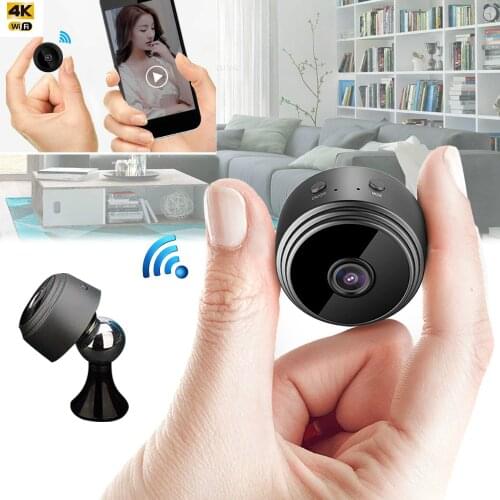 A9 Mini Camera App Full HD 1080P 4K Camera 150 Degree Viewing Angle Wireless WiFi IP Network Monitor Security Night Cam Version
