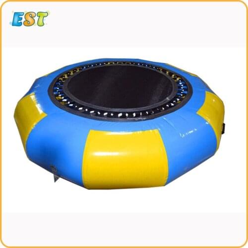 Summer hot water trampoline 0.9mm PVC inflatable trampoline or inflatable bouncer water park used