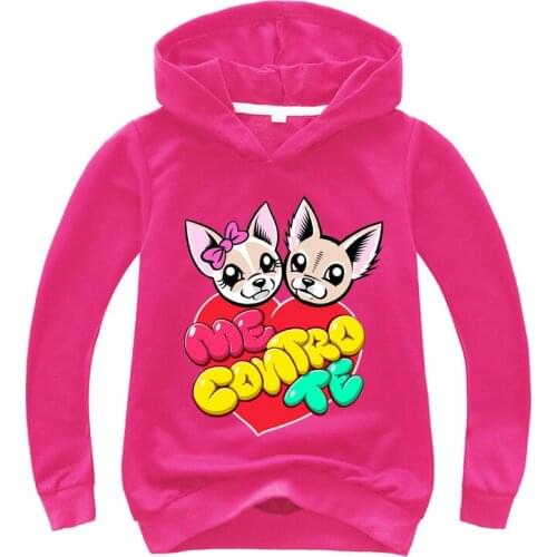 Me Contro Te Hoodie for Big Boy Girl Clothes Spring Fall Children Hooded Print Rainbow Cartoon Sweatshirt Kid T Shirt 2-14 Year