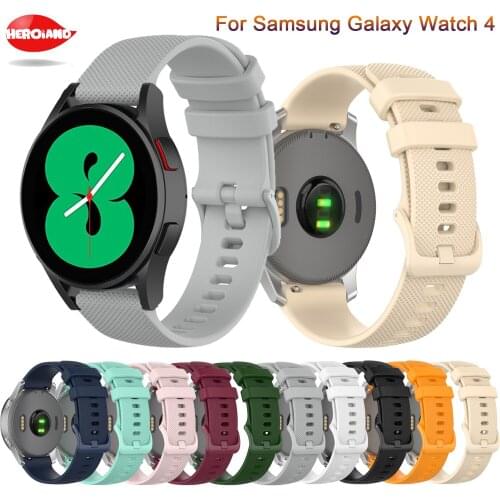 Soft Silicone Band For Samsung Galaxy Watch 4 44mm 40mm Strap Easyfit Watchband Galaxy Watch 4 classic 46mm 42mm Bracelet Correa