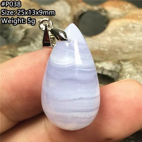 Natural Purple Agate Pendant For Women Lady Man Luck Healing Crystal Gift Stone Silver 25x13x9mm Beads Gemstone Jewelry AAAAA