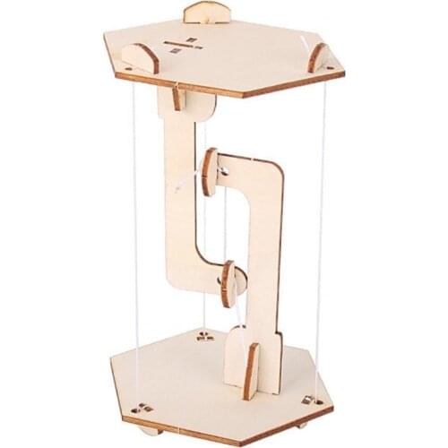 Educational Toy Collective Simple Operation Wood Tension Structure Handmade Toy Physics Science Experiment Toys for Kid