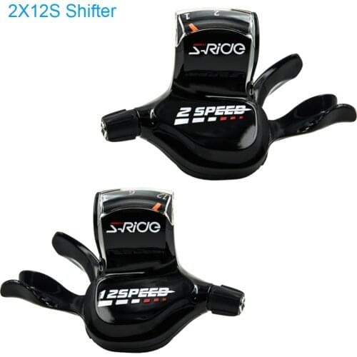 S-Ride MTB Bike 2X12 Speed Shifter SL-M500 Conjoined DIP Double Bicycle Derailleur Shifting Compatible for Shimano 12S Shifter