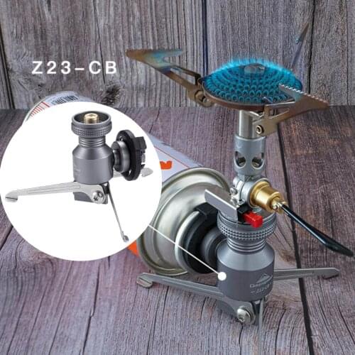 Outdoor Gas Canister Adapter Convert Tripod Lamp Tank Stand Picnic Cookout