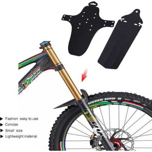 1 Pair For MTB Mountain Bike Front Rear Mudguard Bicycle Fenders Soft 360 Degree Torsion Mud Guard Bicicleta Cycling Accessories