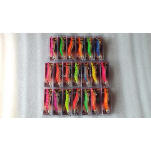 20pcs fishing lure , squid jig .glow in dark .10cm 12g