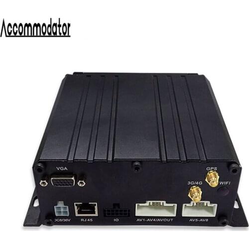 6 Channels Vehicle Car Trailer Truck Taxi School Bus 6 Channels AHD 1080P SD Card HDD Mobile DVR built in GPS 3G 4G