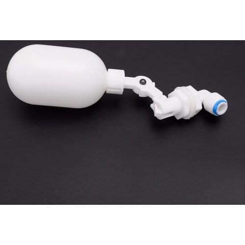 Aquarium Plastic Float Ball Valve Shut Off Automatic Feed Fill Fish Tank Water Filter Reverse Osmosis System With Connector