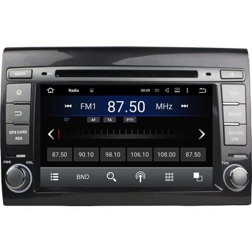 7" PX6 Android 10.0 Car DVD Player For FIAT BRAVO 2007-2012 Car Audio Stereo 2 Din 4+64G Car Multimedia Player 6 Core Radio DSP