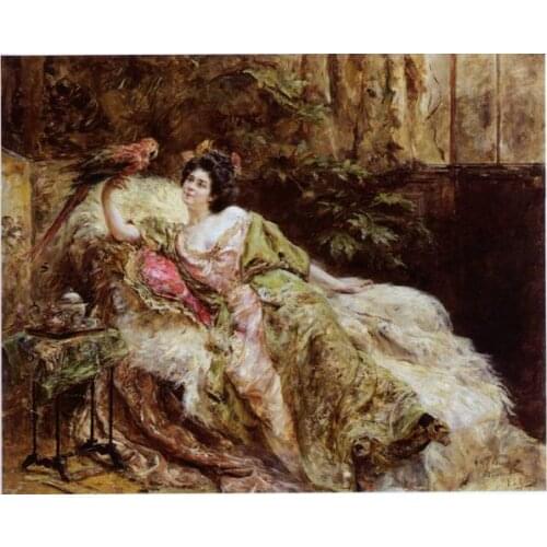 Free shipping classical court figure canvas prints oil painting animal printed on canvas home wal art decoration picture