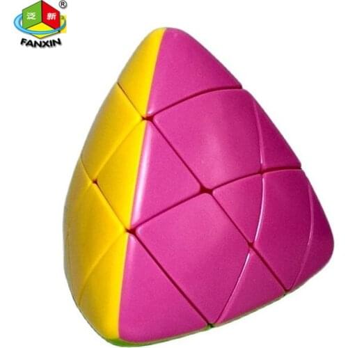 Fanxin 3x3 Mastermorphix Magic Cube Puzzle Stickerless Rice Dumpling Stickerless Colorful Cubo Magico Professional Toys Game