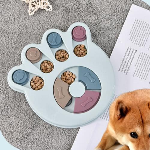 Dog Puzzle Toys Slow Feeder Interactive Increase Puppy IQ Pet Dog Training Games Feeder Dispenser Slowly Eating NonSlip Bowl