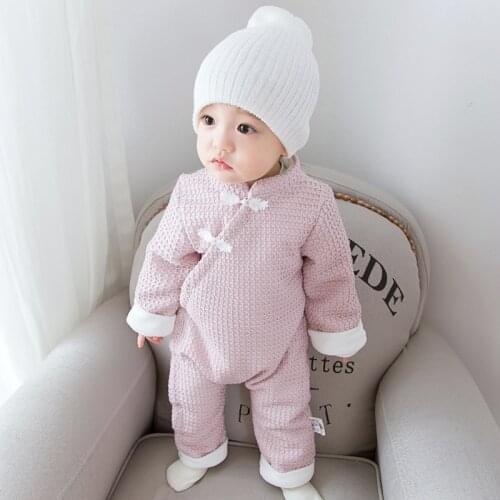 Clearance New Spring Autumn Baby Rompers Cute Cartoon Infant Girl Boy Jumpers Kids Baby Outfits Clothes
