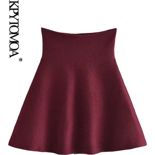 Женские трикотажные юбки KPYTOMOA China At AliExpress
