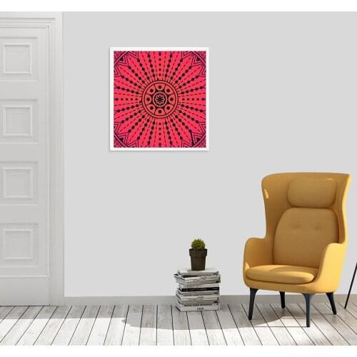 The Beauty Of Fashion Red Vintage Pictures Living Room Square Sizes Wall Art Decor No Frame Poster Oil Painting Decoration