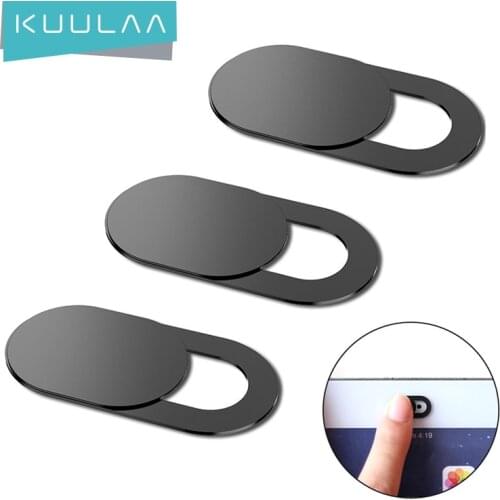 KUULAA WebCam Cover Mobile Camera Cover Sticker Shutter Magnet Slider Plastic For iPhone Web Laptop PC For iPad Tablet Camera
