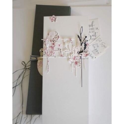 Mmao Crafts Metal Steel Cutting Dies New Leaf branch decoration Stencil For DIY Scrapbooking Paper/photo Cards Embossing Dies