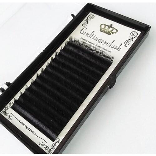 0.07MM 8-14MM Hand-made False Eyelashes Close-row Planting Natural New Eyelashes Silk Protein Specification Complete Makeup