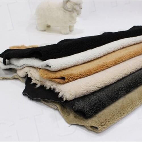 Agenuineon Real Sheep Skin Leather 5 Square Feet Lamb Fur Leather Pelt For Garment Clothes Snow Boots Ornaments Free Shipping