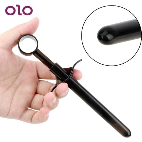 OLO 10ML Lubricant Injector Anal Sex Oil Launcher Inject Lubricant Vagina Lube Shooter Anal Plug Sex Toys For Men Women