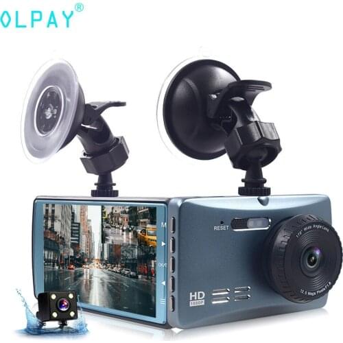 OLPAY Car DVR Dash Cam Dvr Dash Camera Video Recorder Auto Registrator 3.0" LCD Screen Fulll HD 1080P Driving Dash Cameras