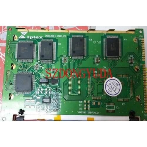 Original 240X128AFC 2000-601 GAZ240128FC(AX) IPTEX LCD Screen Panel GAZ240128FC