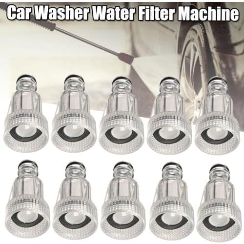 10Pcs 175PSI Plastic Machine Water Filter High-pressure Connection Fit For Karcher K2 K3 K4 K5 K6 K7 Series Washers Car Washing