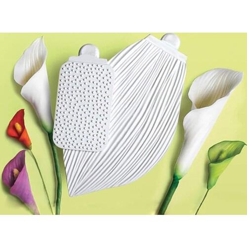 Flower Pro Calla Lily & Tulip Leaf Silicone Mold Fondant Cake Decorating Tool Gumpaste Sugarcraft Chocolate Forms Bakeware Tools