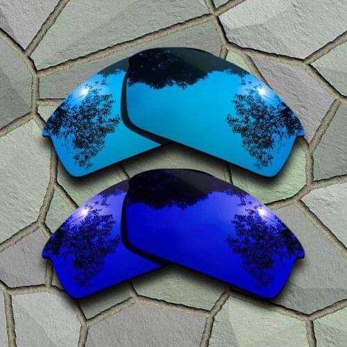 Sky Blue&Violet Blue Sunglasses Polarized Replacement Lenses for Oakley Bottlecap
