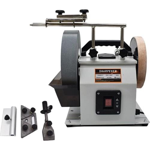 10 Inches New Sharpening Machine 220V/180W Low Speed Water Cooled Grinder Small Polisher Standard High Match Tools Equipment