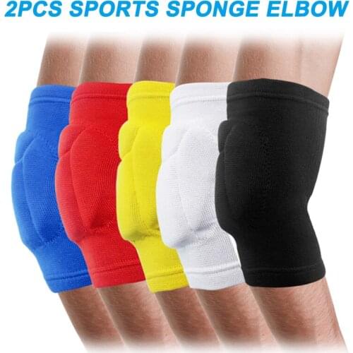 High Quality 1 Pair Unisex Knee Pads Thickened Anti-collision Sports Sponge Elbow Pads EK-New