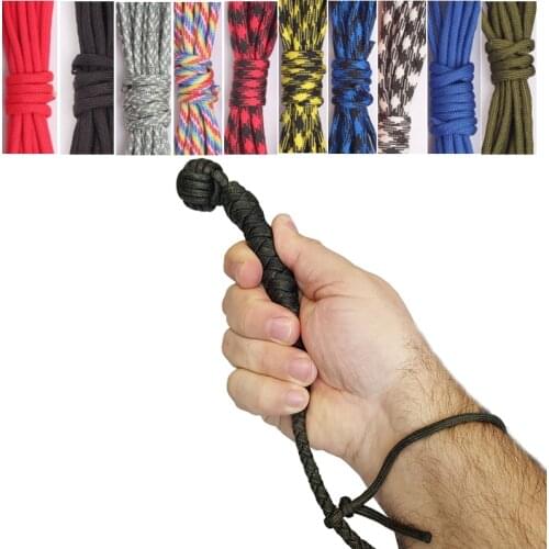 100FT Paracord 550 Cord Rope 7 Stand For Monkeys Fist Self defense Slungshot Sailors Broken Window Personal Survival Weapons
