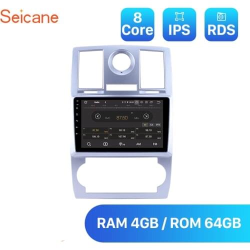 Seicane Android 10.0 HD 1024*600 9 inch Auto Radio For 2004 2005 2006 2007 2008 Chrysler Aspen 300C Car GPS Navigation System