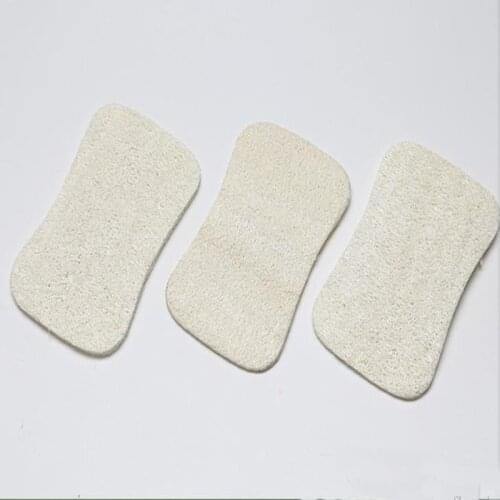 Free shipping100pcs/lot Household cleaning Natural loofah Dishwashing scouring pad No oil Dishwasher Brush Dishwasher Sponge