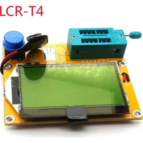 Mega328 M328 LCR-T4 12846 LCD Digital Transistor Tester Meter Backlight Diode Triode Capacitance ESR Meter MOS/PNP/NPN L/C/R